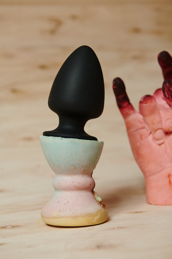 Squeezable Silicone Anal Plug - Medium