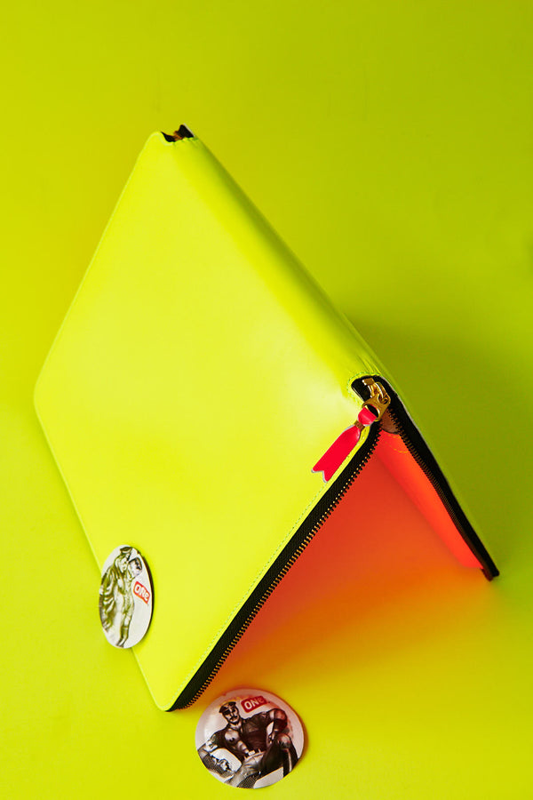 Comme des Garçons Super Fluo Yellow iPad case