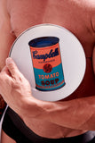 ANDY WARHOL PORCELAIN PLATE -  CAMPBELL - ORANGE/BLUE