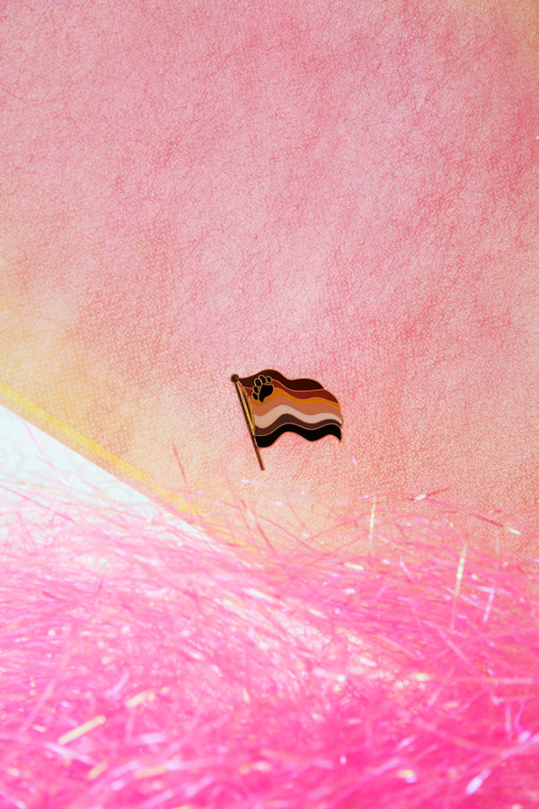 Bear Pride Flag Enamel Pin