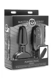 Popper Plug 7x Rechargeable Vibrating Silicone Anal Plug