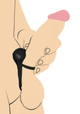 BANG Remote Control 28X Vibrating Cock Ring & Bullet - Black
