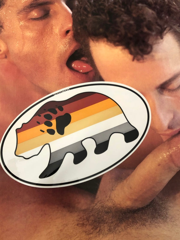 BEAR VINTAGE BUMBER STICKER