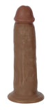 7" BARESKIN DILDO BY JOCK w/o BALLS - Dark
