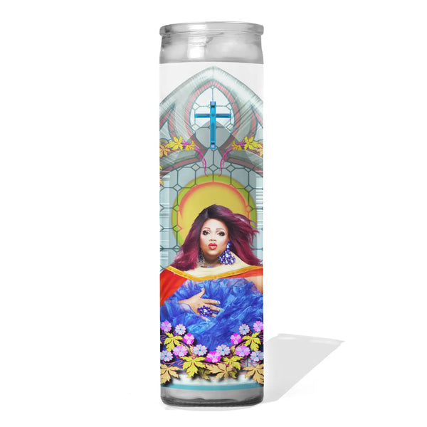 Silky Nutmeg Ganache Drag Race Celebrity Prayer Candle