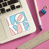 Trans Love Sticker by The Found
