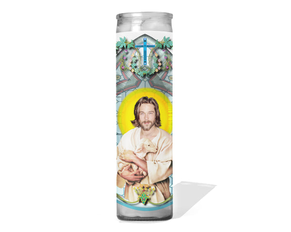 Brad Pitt Celebrity Prayer Candle