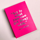 Andy Warhol Sticky Notes Hardcover Book